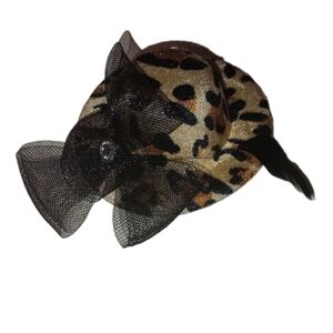 Animal Print Fascinator